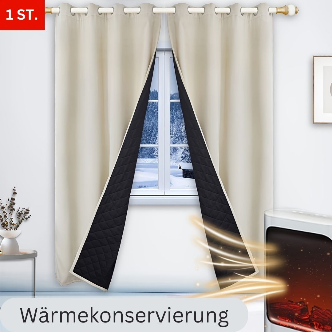 EternalWarmth | Erhöhen Sie Ihren Raum mit luxuriösen 1-Panel-Wärmeisolationsvorhängen