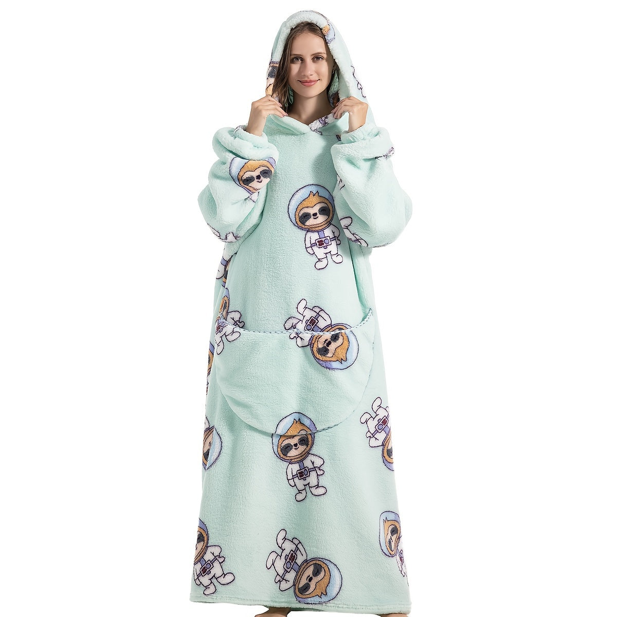 Fashion Freya | Hüllen Sie sich in Eleganz mit dem tragbaren Decke Hoodie