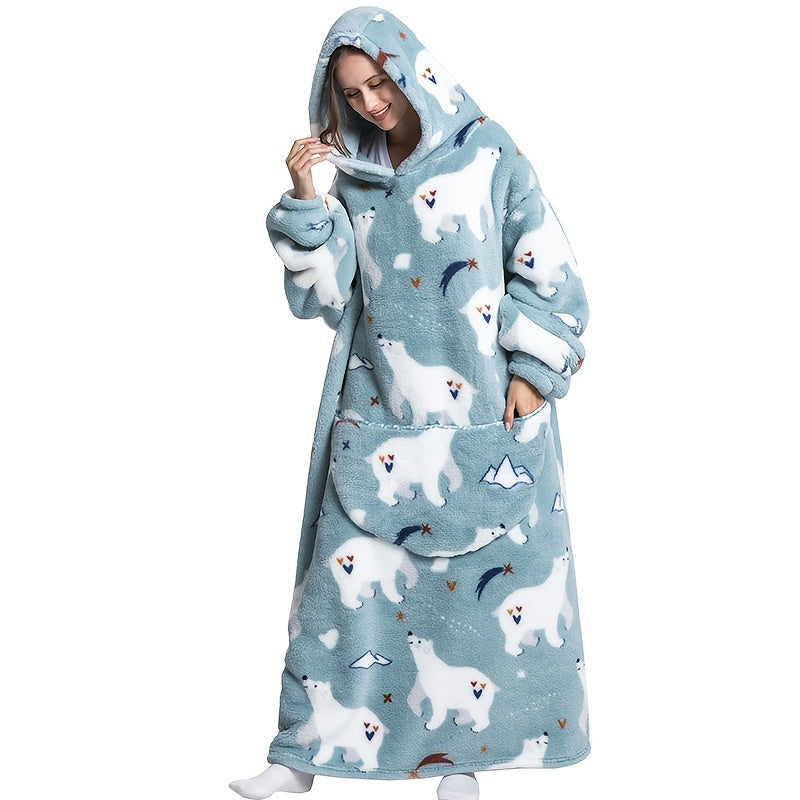 Fashion Freya | Hüllen Sie sich in Eleganz mit dem tragbaren Decke Hoodie