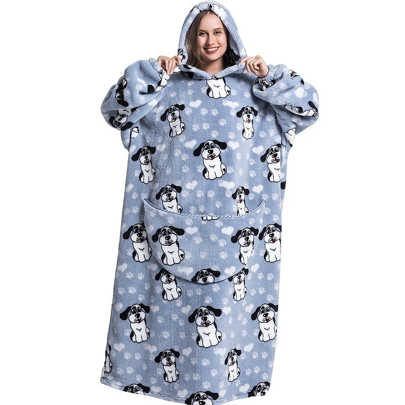 Fashion Freya | Hüllen Sie sich in Eleganz mit dem tragbaren Decke Hoodie