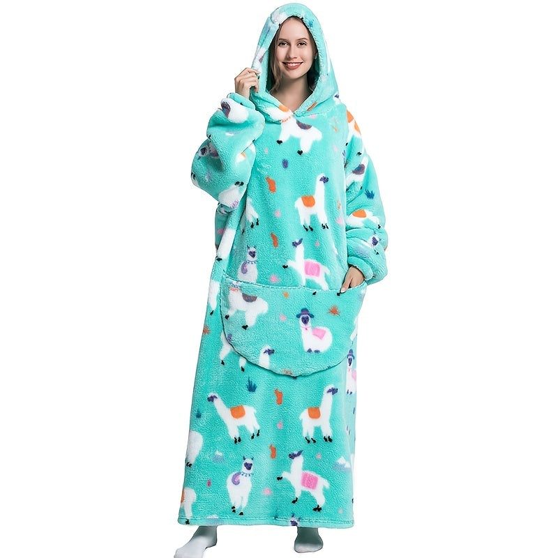 Fashion Freya | Hüllen Sie sich in Eleganz mit dem tragbaren Decke Hoodie