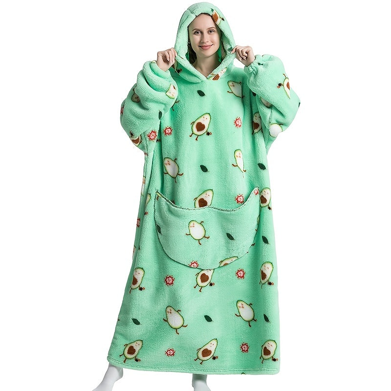 Fashion Freya | Hüllen Sie sich in Eleganz mit dem tragbaren Decke Hoodie