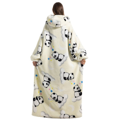 Fashion Freya | Hüllen Sie sich in Eleganz mit dem tragbaren Decke Hoodie