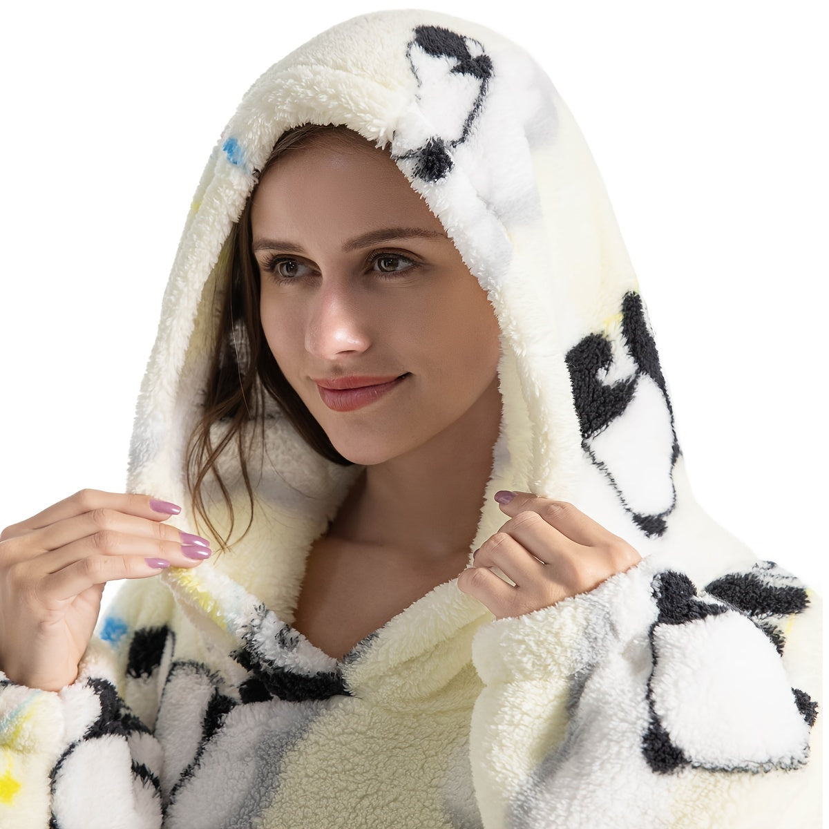 Fashion Freya | Hüllen Sie sich in Eleganz mit dem tragbaren Decke Hoodie