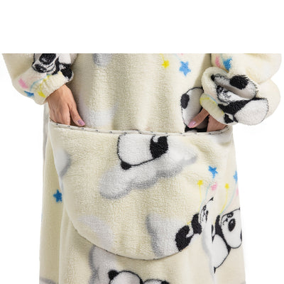 Fashion Freya | Hüllen Sie sich in Eleganz mit dem tragbaren Decke Hoodie