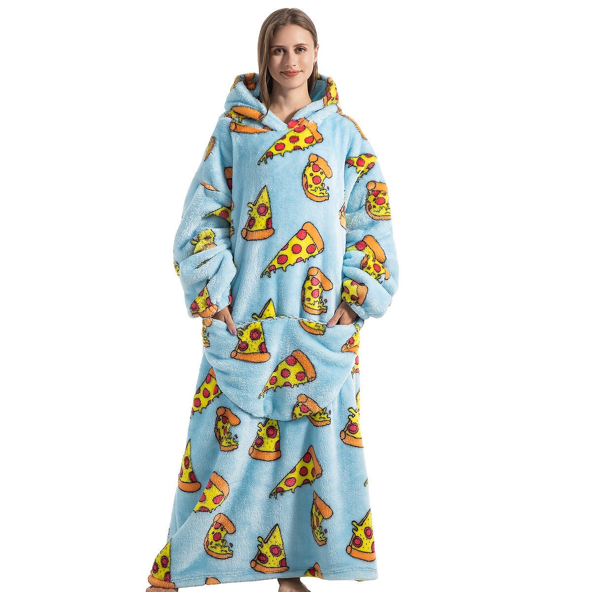 Fashion Freya | Hüllen Sie sich in Eleganz mit dem tragbaren Decke Hoodie