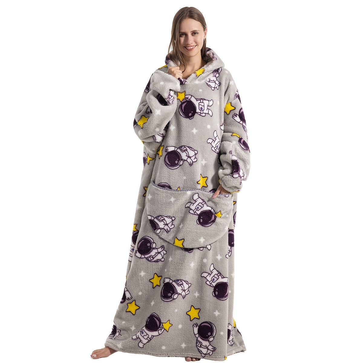 Fashion Freya | Hüllen Sie sich in Eleganz mit dem tragbaren Decke Hoodie