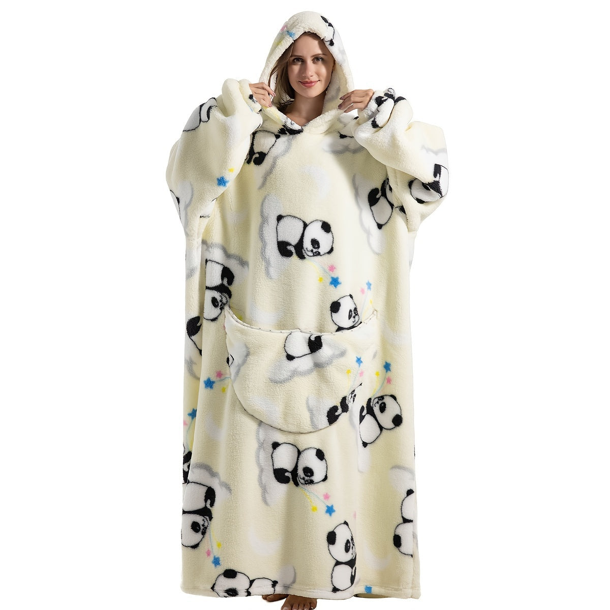Fashion Freya | Hüllen Sie sich in Eleganz mit dem tragbaren Decke Hoodie