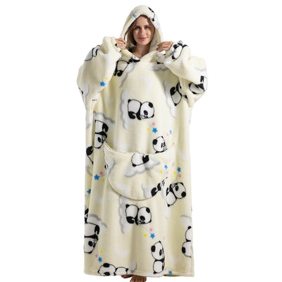 Fashion Freya | Hüllen Sie sich in Eleganz mit dem tragbaren Decke Hoodie