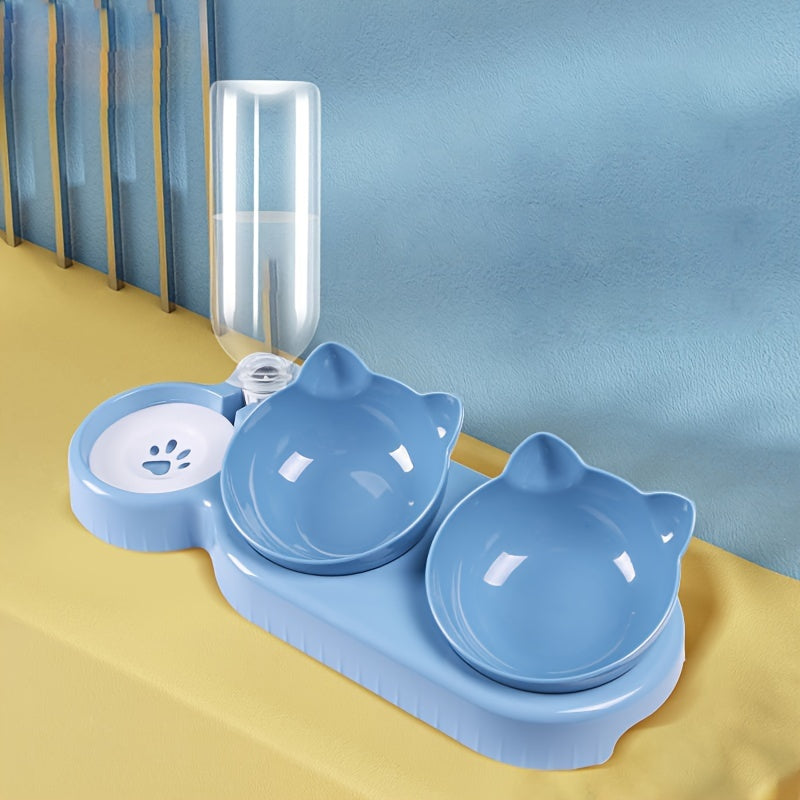 FelineCare | Automatischer Futterautomat mit Wasserspender der ultimative Begleiter bei der Katzenpflege