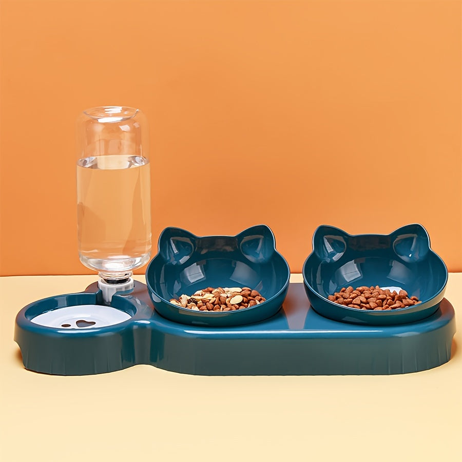 FelineCare | Automatischer Futterautomat mit Wasserspender der ultimative Begleiter bei der Katzenpflege