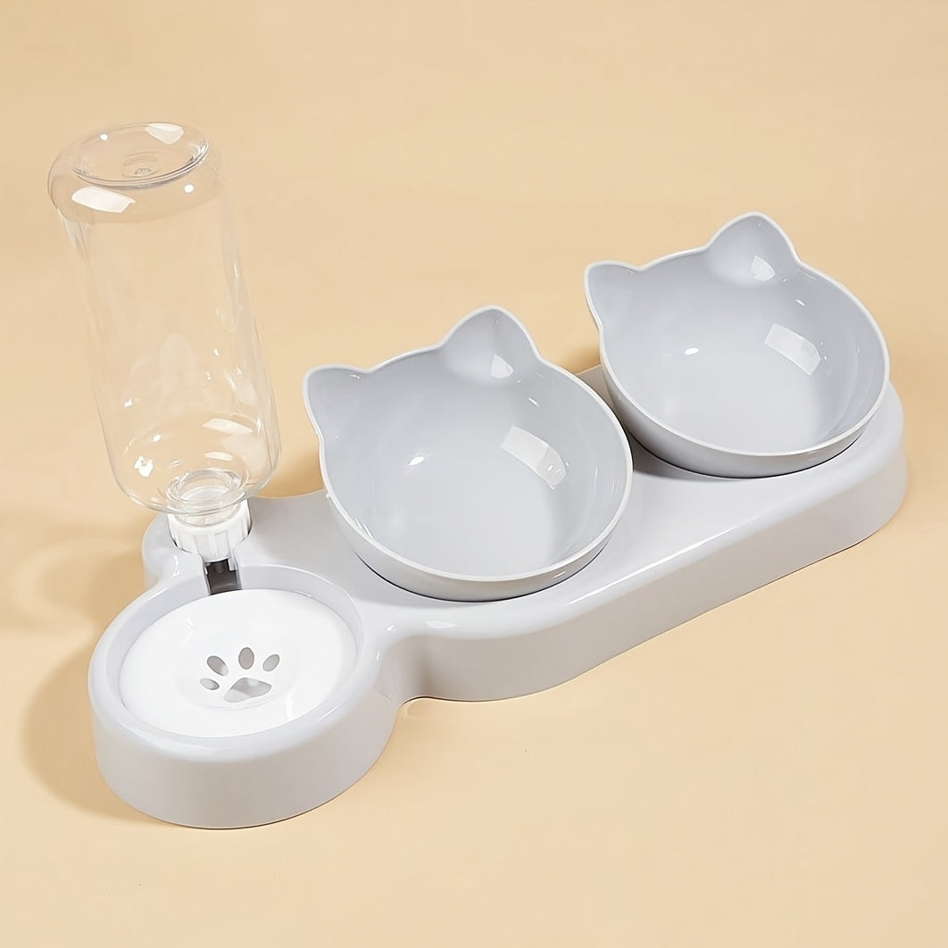 FelineCare | Automatischer Futterautomat mit Wasserspender der ultimative Begleiter bei der Katzenpflege