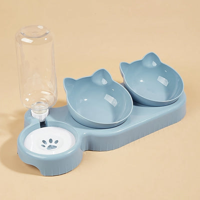 FelineCare | Automatischer Futterautomat mit Wasserspender der ultimative Begleiter bei der Katzenpflege
