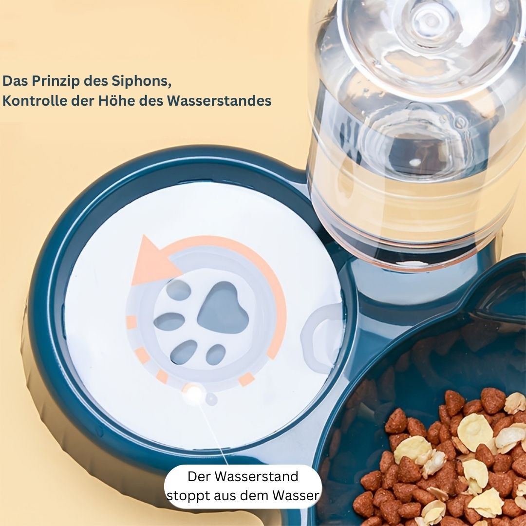 FelineCare | Automatischer Futterautomat mit Wasserspender der ultimative Begleiter bei der Katzenpflege