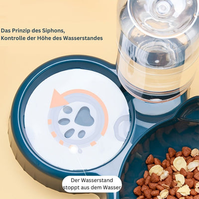 FelineCare | Automatischer Futterautomat mit Wasserspender der ultimative Begleiter bei der Katzenpflege