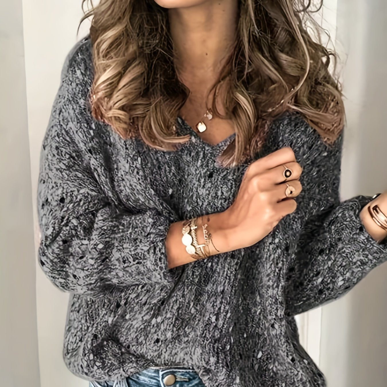 Franziska Elegance | Der ultimative Langarmpullover für mühelosen Chic