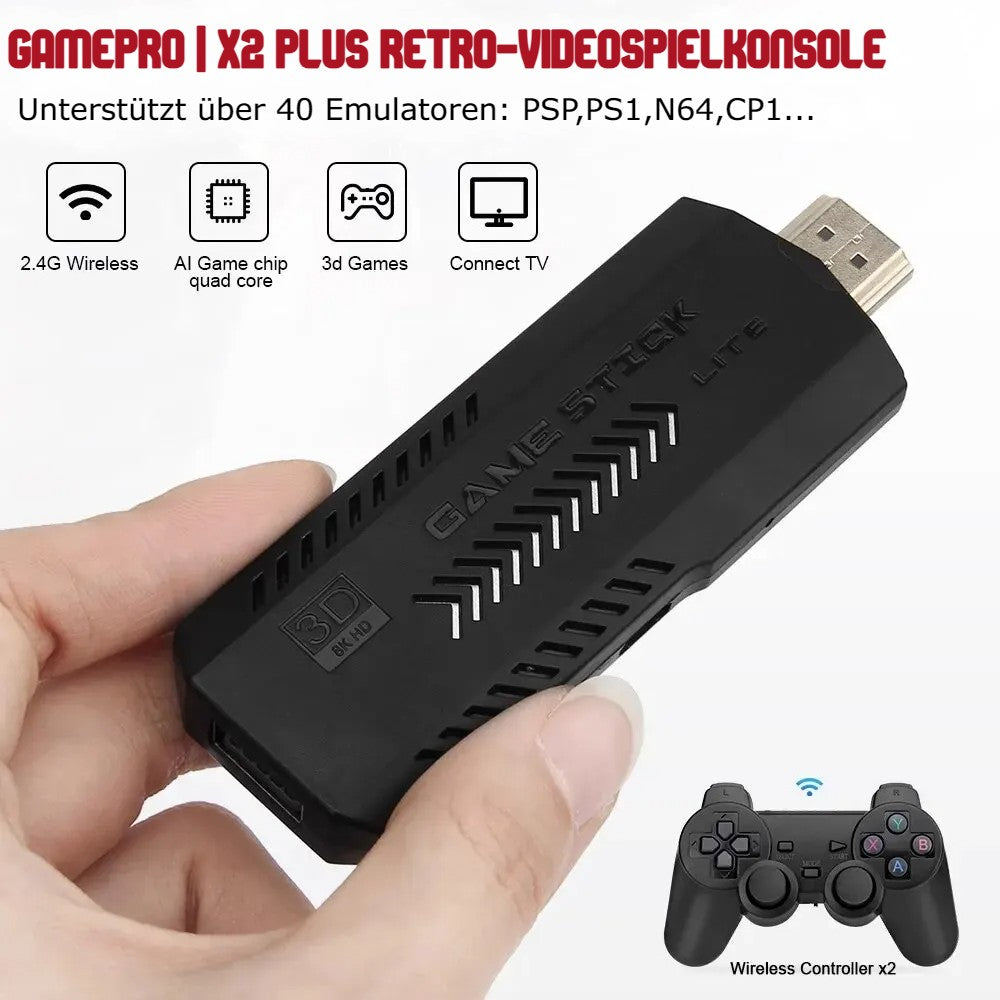 GamePro | Tauche ein in die Welt der Nostalgie mit dieser Retro-Videospielkonsole