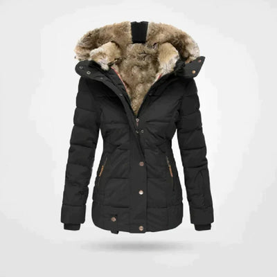 Wintermantel mit Kapuze für Damen