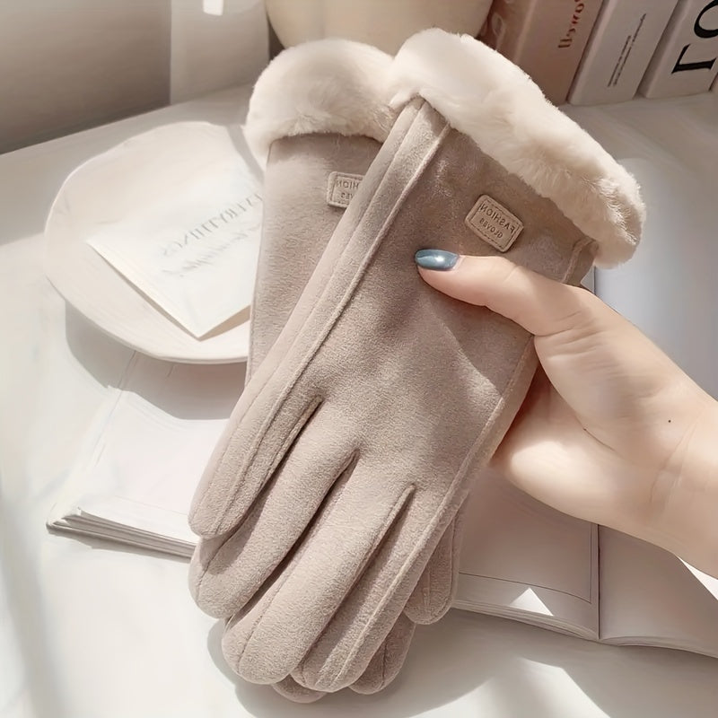 Hansy | Stilvoll gewärmt, Unsere Plüsch Suède Handschuhe für Damen