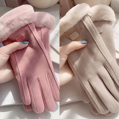 Hansy | Stilvoll gewärmt, Unsere Plüsch Suède Handschuhe für Damen