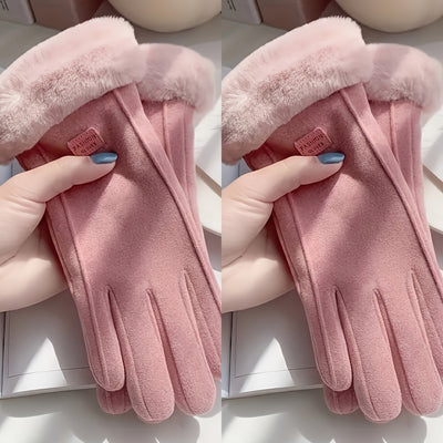 Hansy | Stilvoll gewärmt, Unsere Plüsch Suède Handschuhe für Damen
