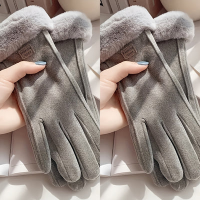 Hansy | Stilvoll gewärmt, Unsere Plüsch Suède Handschuhe für Damen