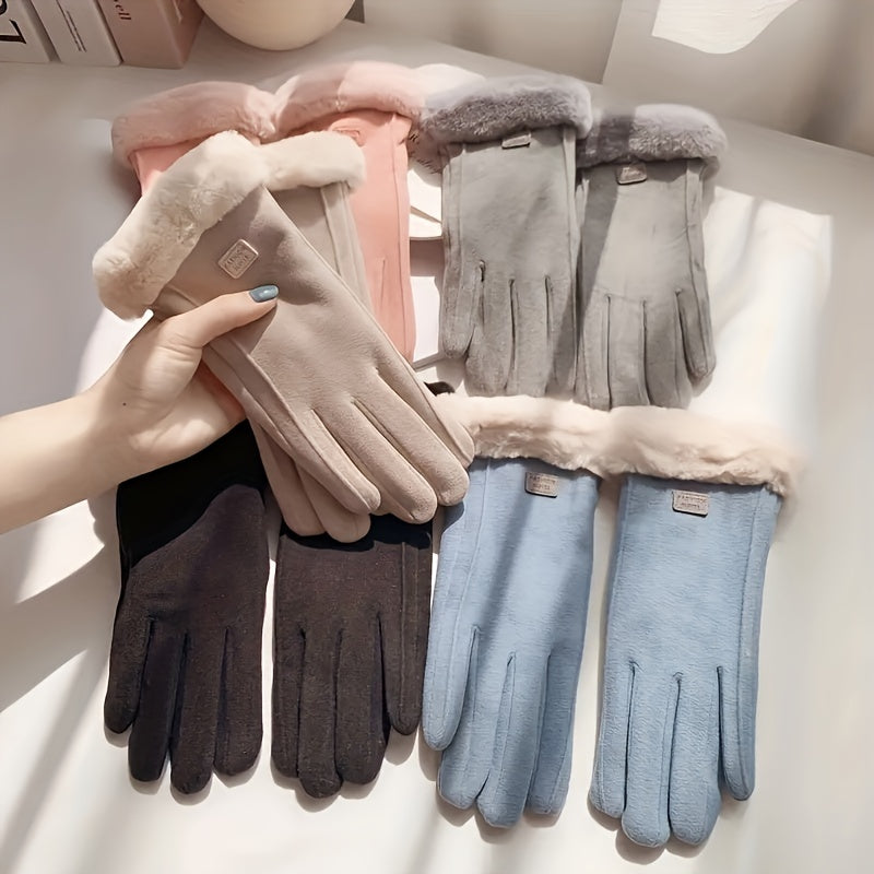 Hansy | Stilvoll gewärmt, Unsere Plüsch Suède Handschuhe für Damen