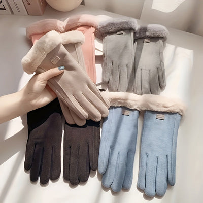 Hansy | Stilvoll gewärmt, Unsere Plüsch Suède Handschuhe für Damen