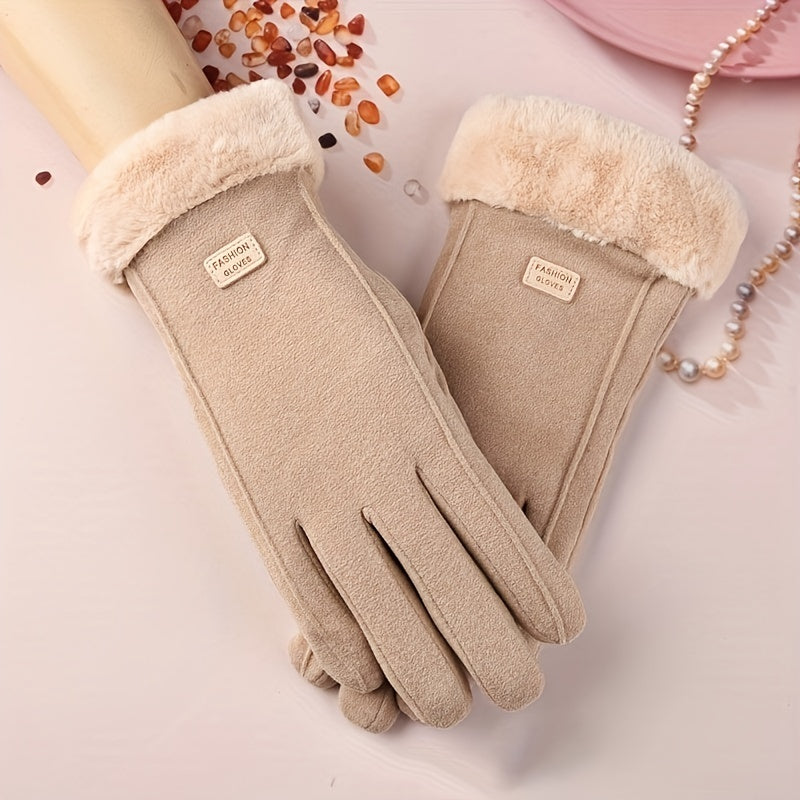 Hansy | Stilvoll gewärmt, Unsere Plüsch Suède Handschuhe für Damen