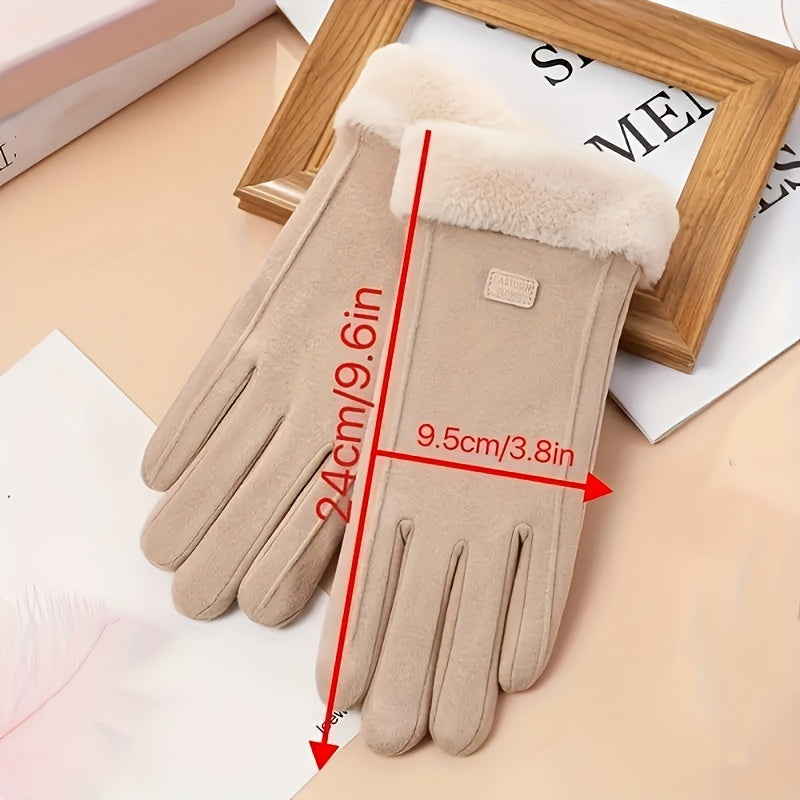 Hansy | Stilvoll gewärmt, Unsere Plüsch Suède Handschuhe für Damen