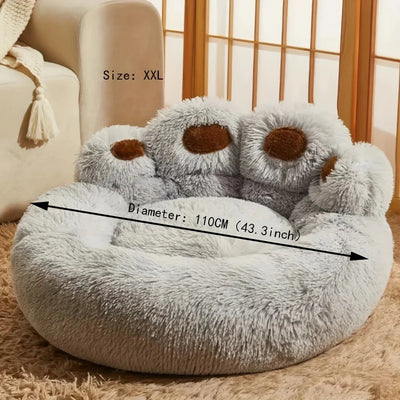 Heavenly | Luxuriöse lange Plüsch Katze und Hund Winterbett mit umweltfreundlichen Stil
