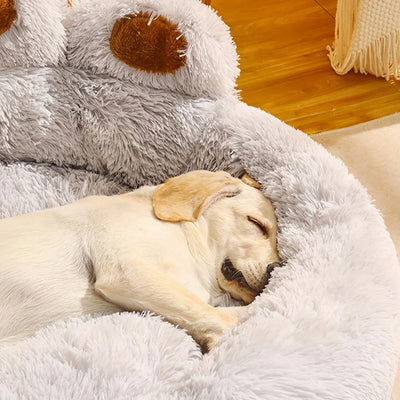 Heavenly | Luxuriöse lange Plüsch Katze und Hund Winterbett mit umweltfreundlichen Stil