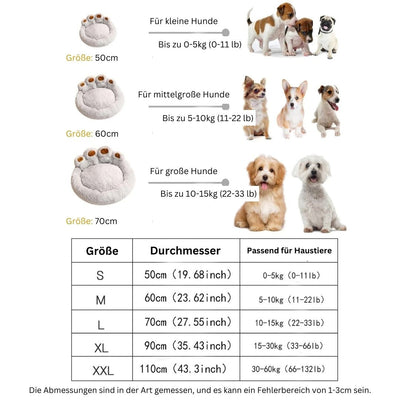 Heavenly | Luxuriöse lange Plüsch Katze und Hund Winterbett mit umweltfreundlichen Stil