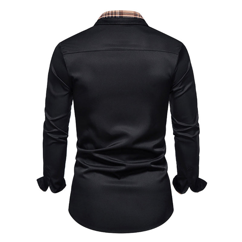 Herren Langarm Casual Hemd für Vielseitige Anlässe