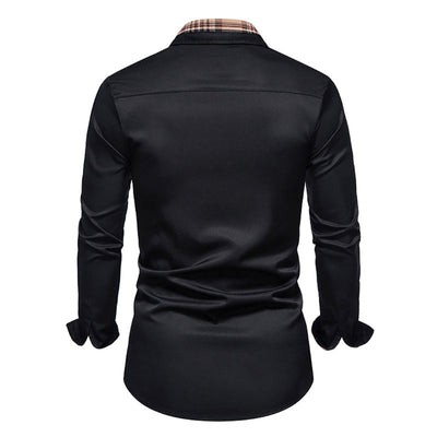 Herren Langarm Casual Hemd für Vielseitige Anlässe