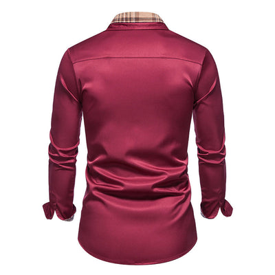 Herren Langarm Casual Hemd für Vielseitige Anlässe