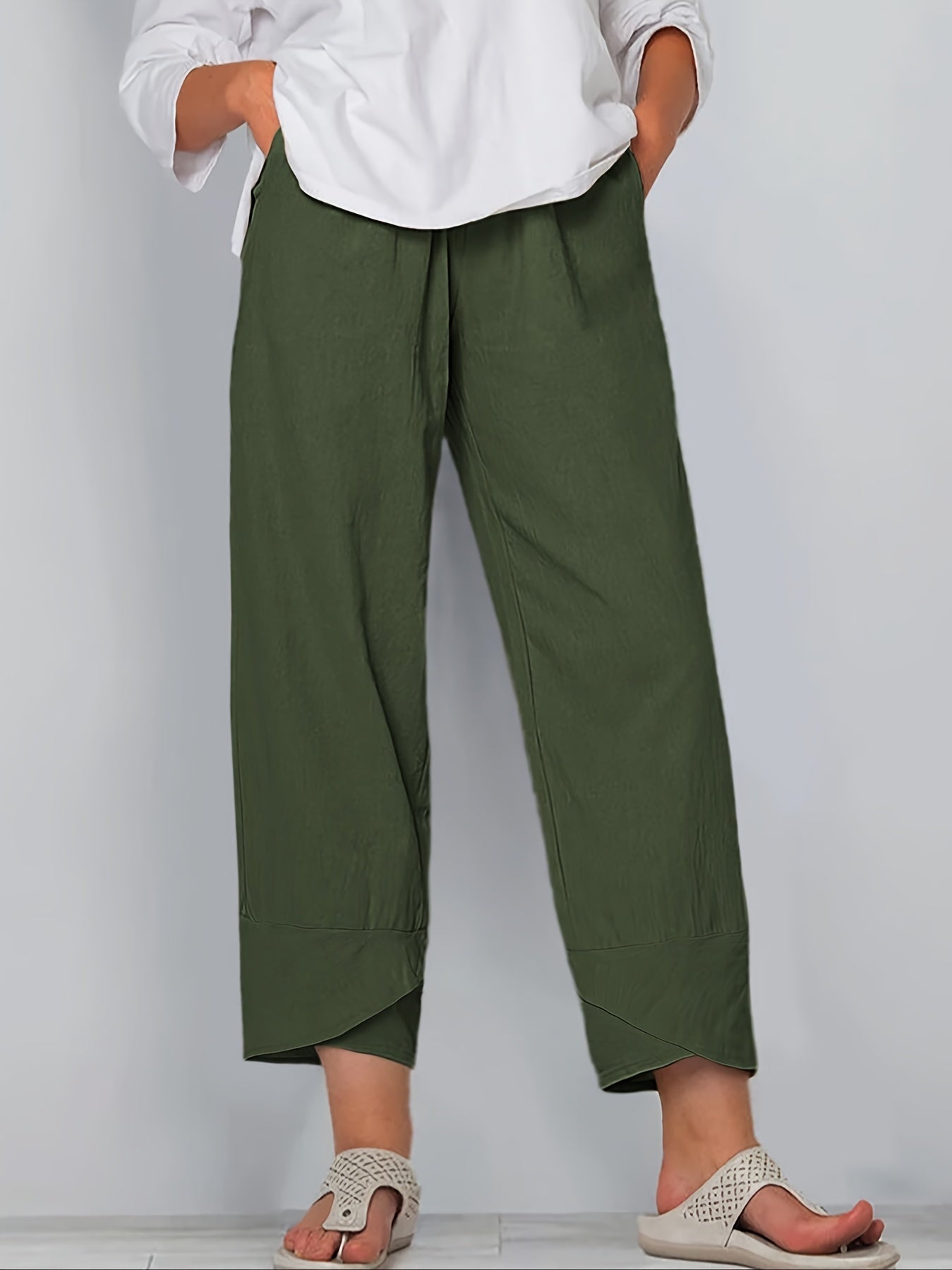 Ina Comfort | Vielseitige Frühlings- und Sommerhosen aus Polyester für mühelosen Stil