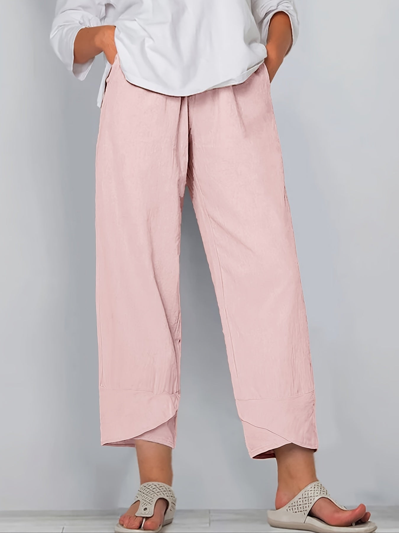 Ina Comfort | Vielseitige Frühlings- und Sommerhosen aus Polyester für mühelosen Stil
