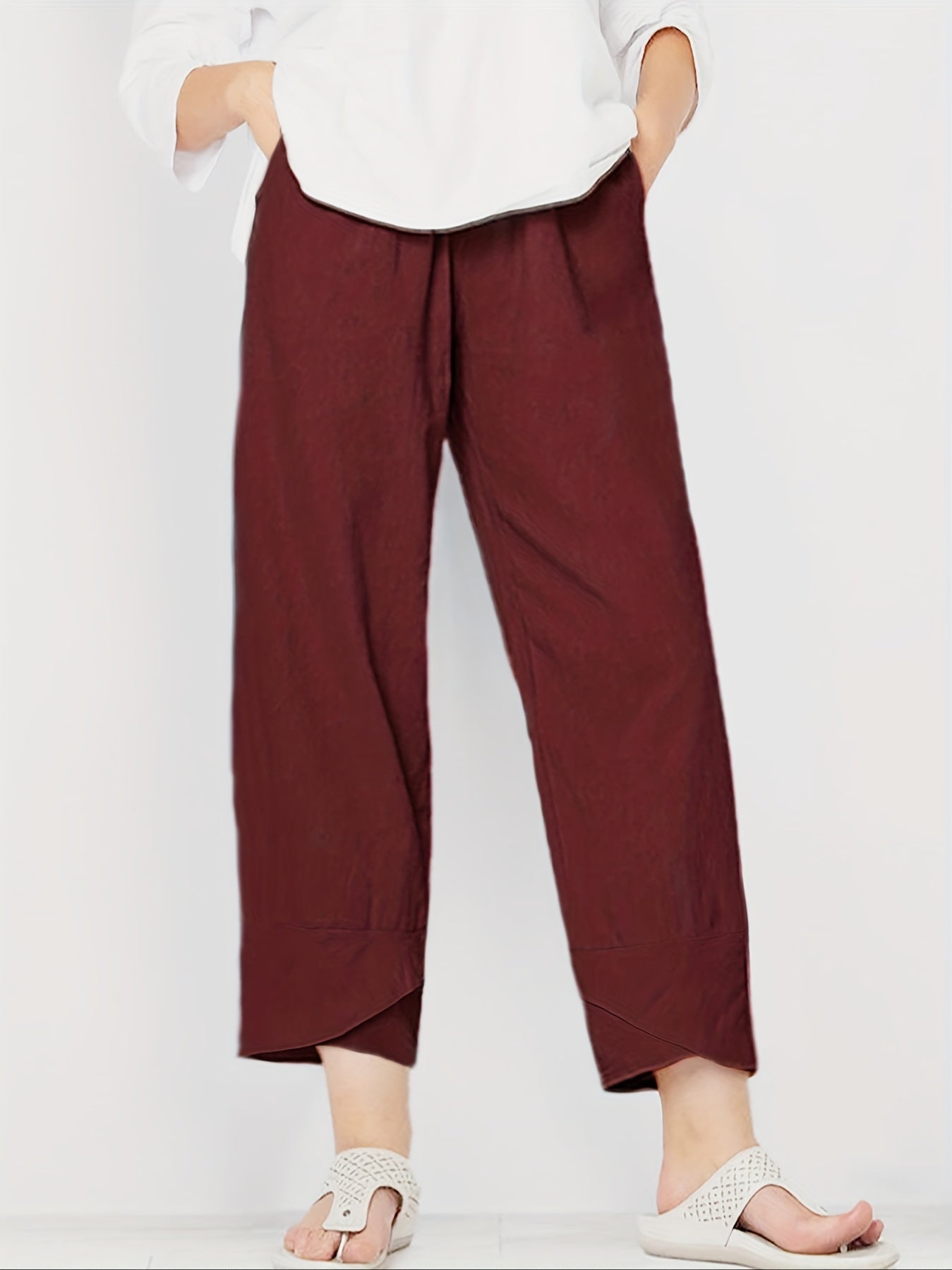 Ina Comfort | Vielseitige Frühlings- und Sommerhosen aus Polyester für mühelosen Stil