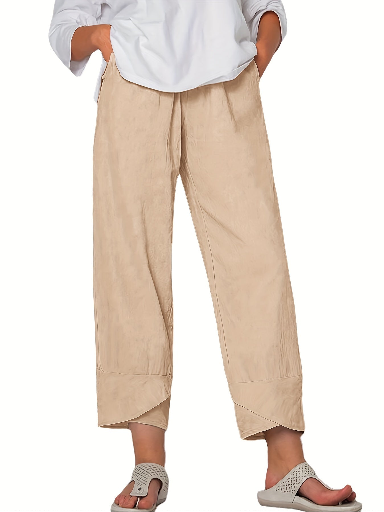 Ina Comfort | Vielseitige Frühlings- und Sommerhosen aus Polyester für mühelosen Stil