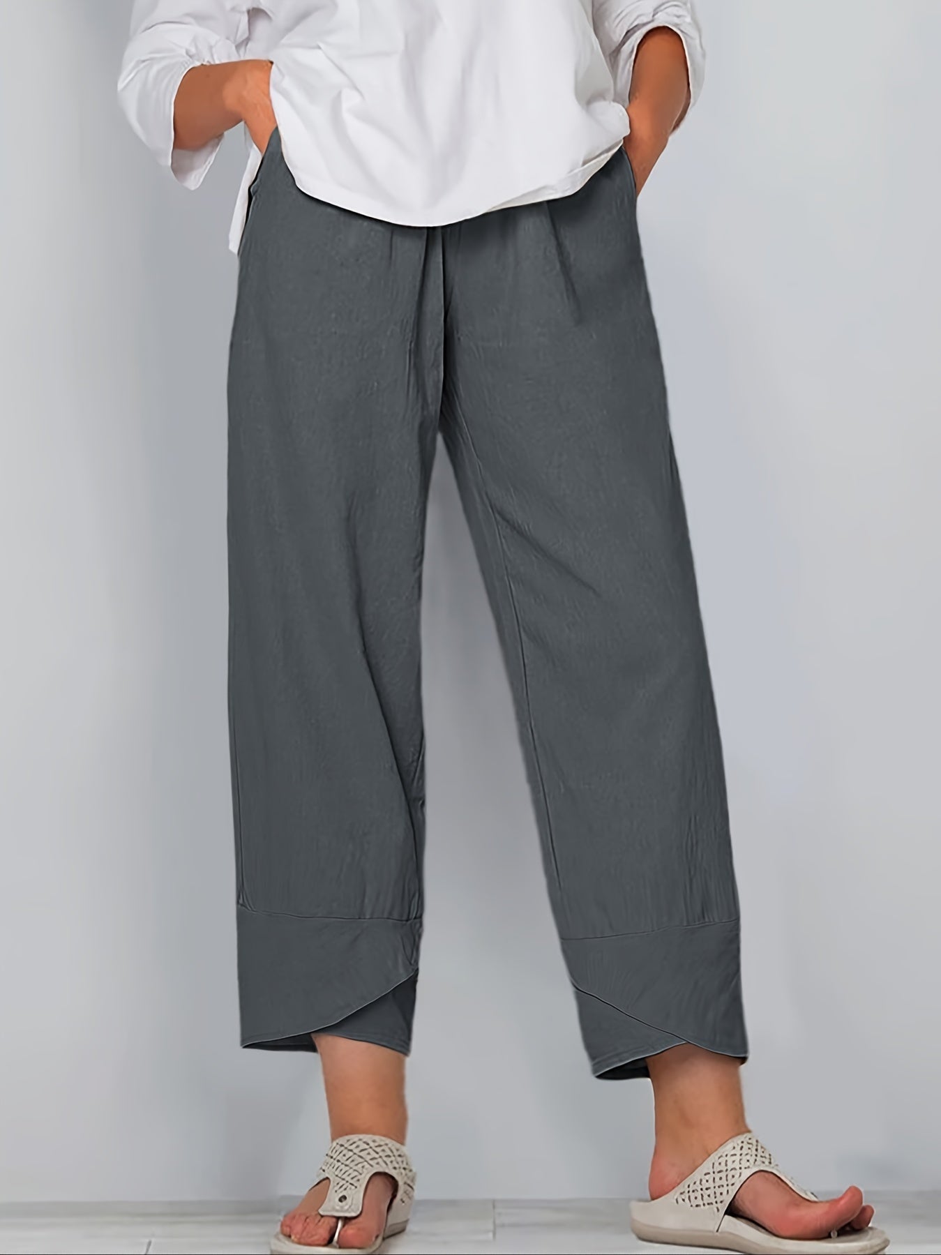Ina Comfort | Vielseitige Frühlings- und Sommerhosen aus Polyester für mühelosen Stil