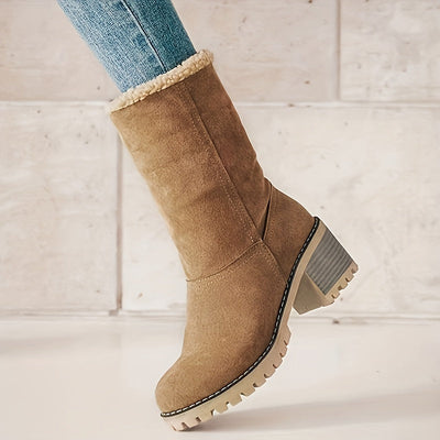 Ines Fashion | Kunstfellstiefel - Kuschelige Eleganz bei jedem Schritt