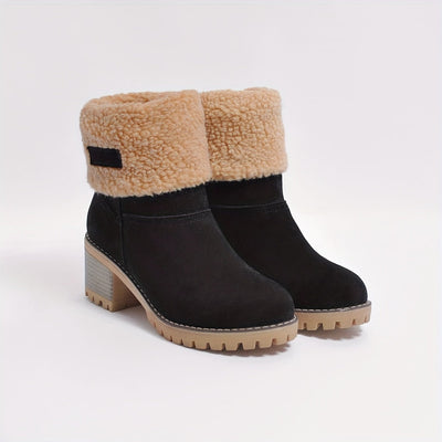 Ines Fashion | Kunstfellstiefel - Kuschelige Eleganz bei jedem Schritt