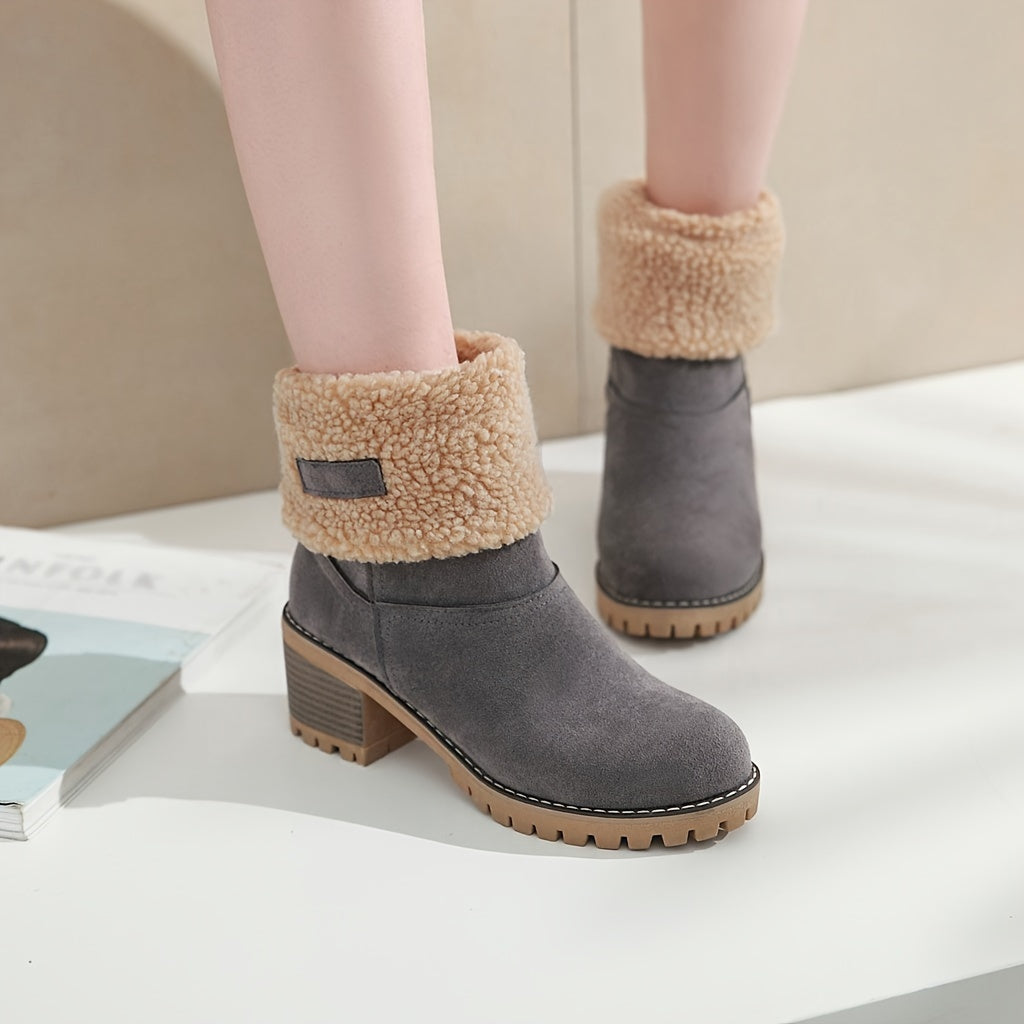 Ines Fashion | Kunstfellstiefel - Kuschelige Eleganz bei jedem Schritt