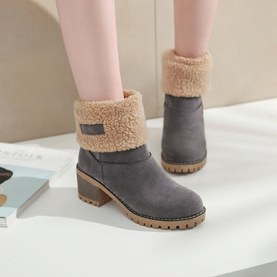 Ines Fashion | Kunstfellstiefel - Kuschelige Eleganz bei jedem Schritt