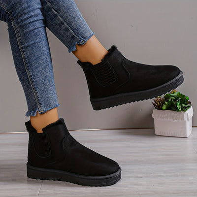 Isabella | Arktische Eleganz, Damen Winterzauber mit Fleece-Schneestiefel