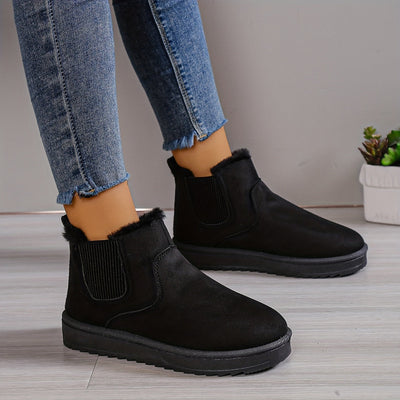 Isabella | Arktische Eleganz, Damen Winterzauber mit Fleece-Schneestiefel