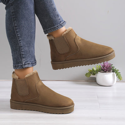 Isabella | Arktische Eleganz, Damen Winterzauber mit Fleece-Schneestiefel