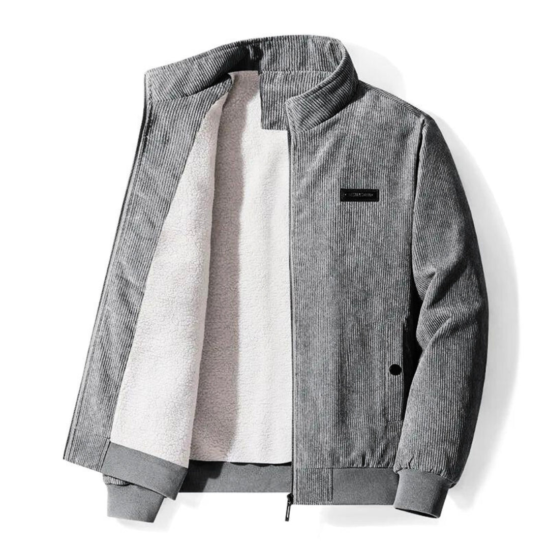 Jannick | Zeitlose Eleganz, Die Retro Cord Sherpa Jacke für einen Hauch von Nostalgie