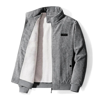 Jannick | Zeitlose Eleganz, Die Retro Cord Sherpa Jacke für einen Hauch von Nostalgie